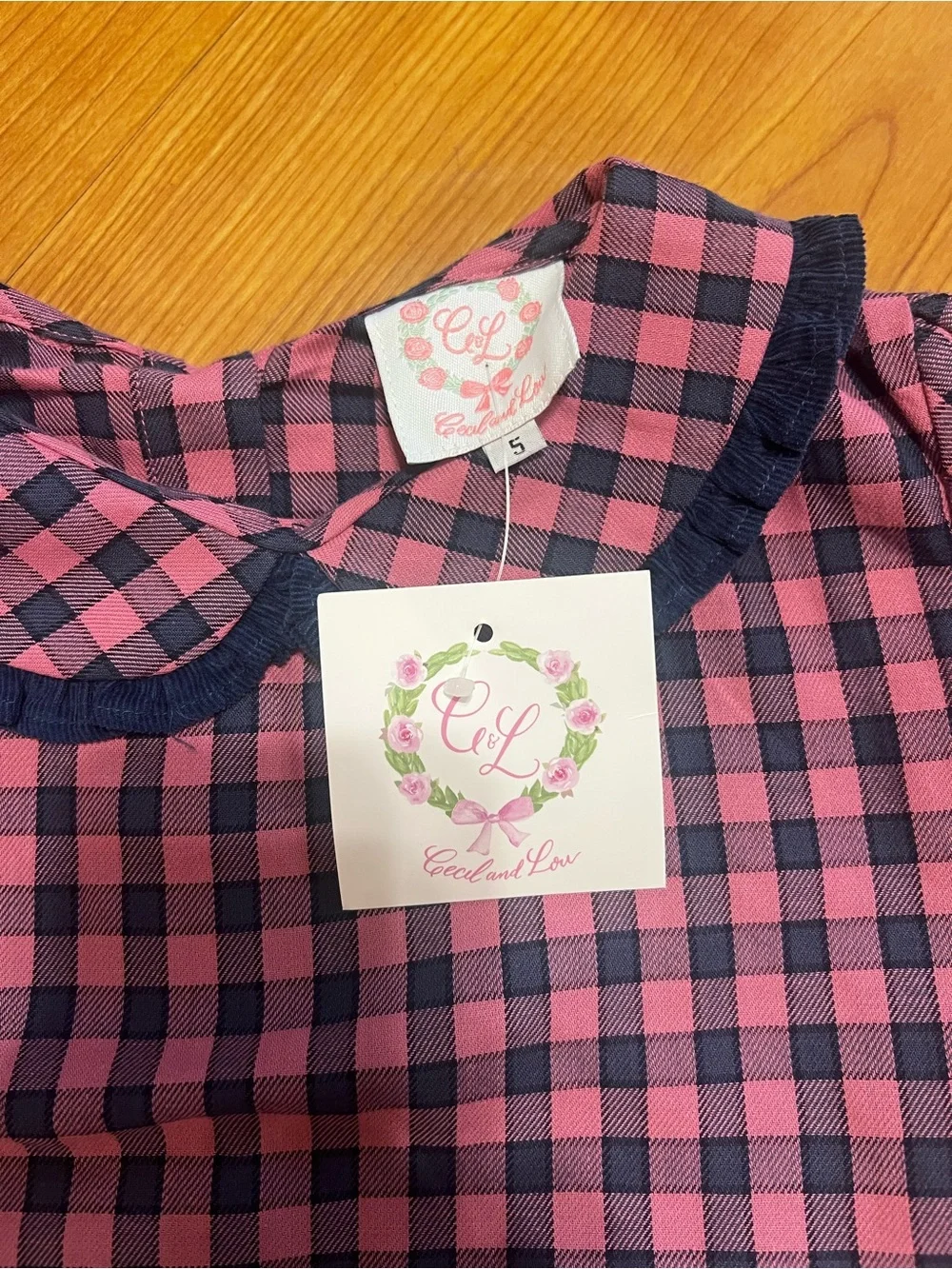 NWT Cecil and Lou | Gingham Top and Corduroy Skirt
